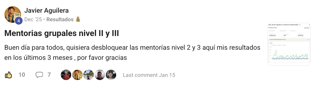 Panel de Javier Aguilera con facturación bruta de 14.082,58 USD y 1.783 transacciones en los últimos 3 meses.